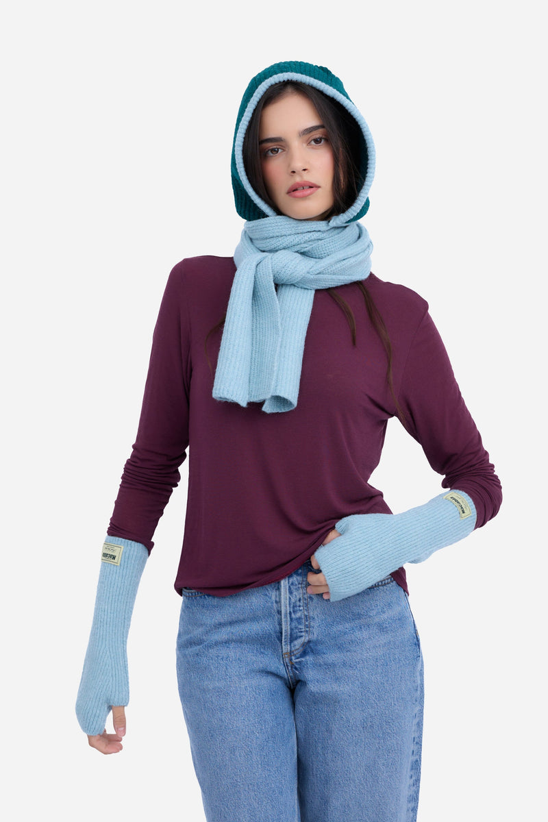 Cagoule Verte Et Bleue