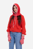 Cagoule Rouge Et Rose