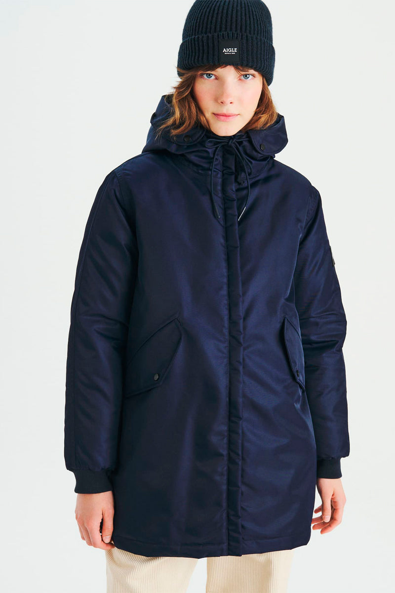 Parka con cappuccio Odelow - Blu navy - Donna