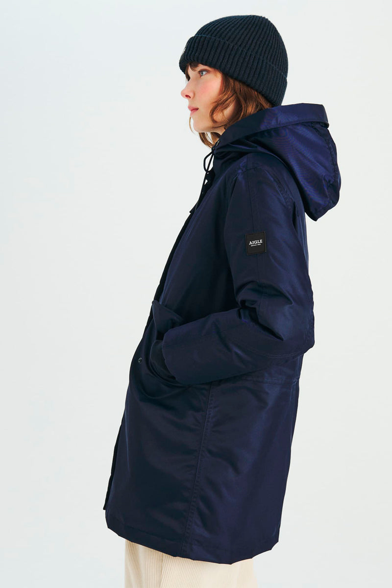 Parka con cappuccio Odelow - Blu navy - Donna