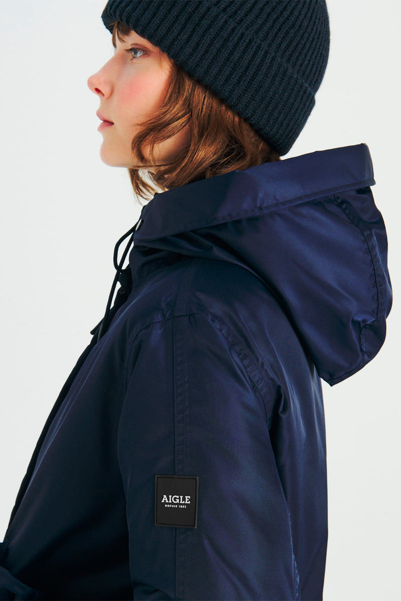 Parka con cappuccio Odelow - Blu navy - Donna