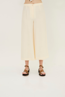 Pantalon Chine Jade Écru