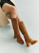 BOTTES HAUTES DAIM CLARISSE PETITE MENDIGOTE