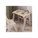 Duo Table & Chaise Évolutives – Blanc