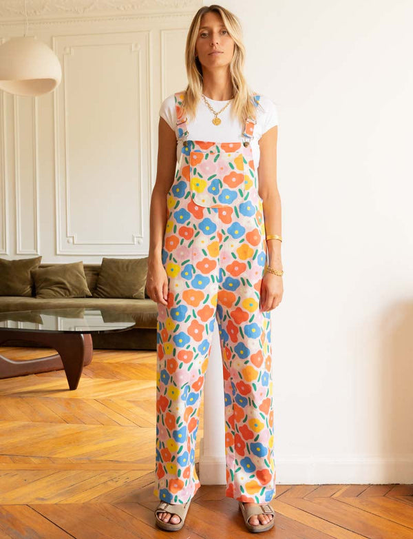 Tuinbroek met Bloemenprint Multi Roey