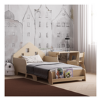 Lit Cabane Extensible Avec Éclairage Led