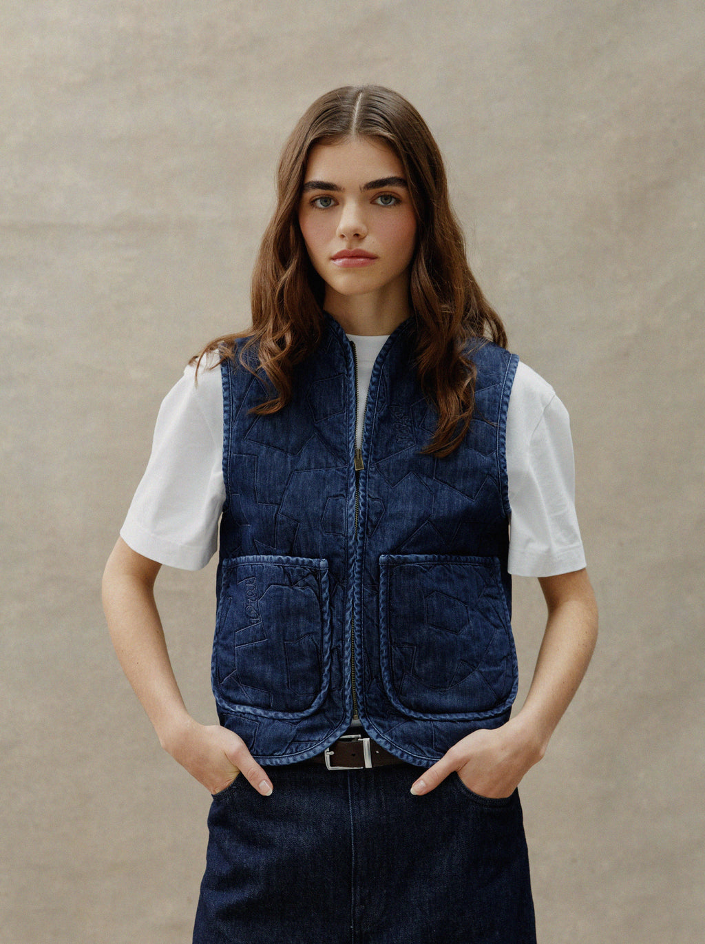 veste sans manches matelassée
