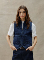 veste sans manches matelassée