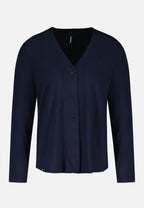 Camicia Azelle In Viscosa - Blu Marino