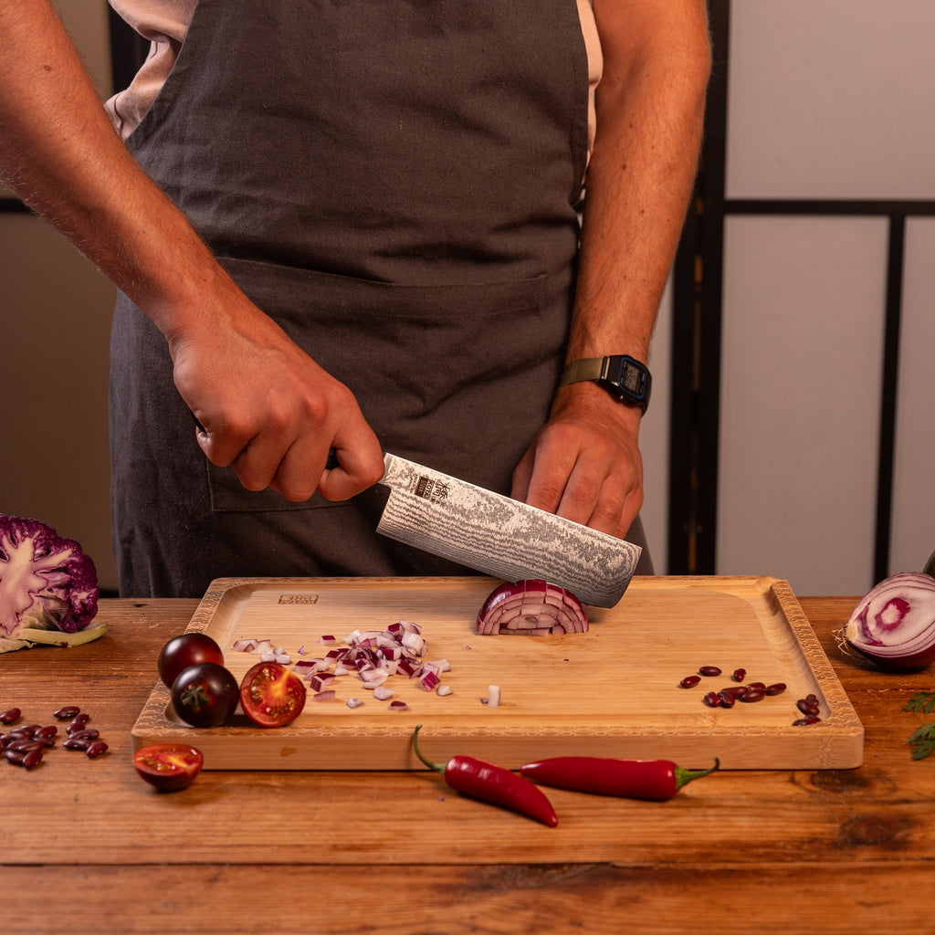 Collection Hashi Damas - Set Complet Nomade 7 Pièces : 5 Couteaux + 2 Accessoires