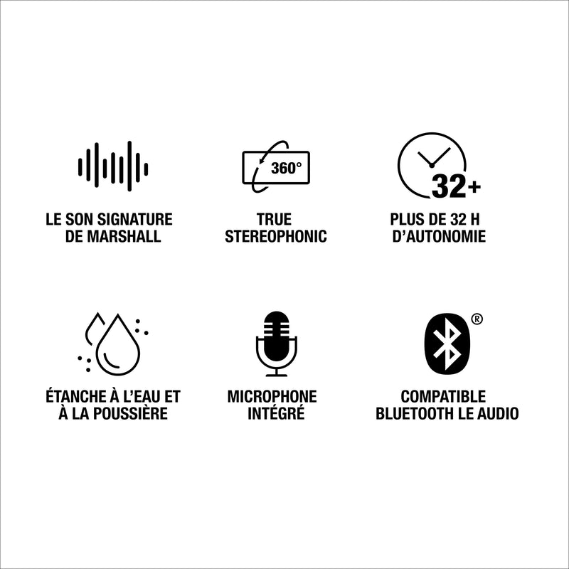 Marshall - Enceinte Portable - Emberton III - Crème