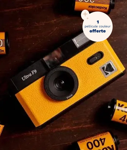 Appareil Argentique - ULTRA F9 - Jaune - 1 Pellicule Couleur Offerte - Kodak