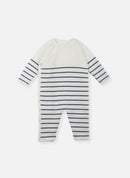 Combinaison Marinière Les Basiques - Écru À Rayures Marines