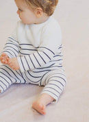 Combinaison Marinière Les Basiques - Écru À Rayures Marines