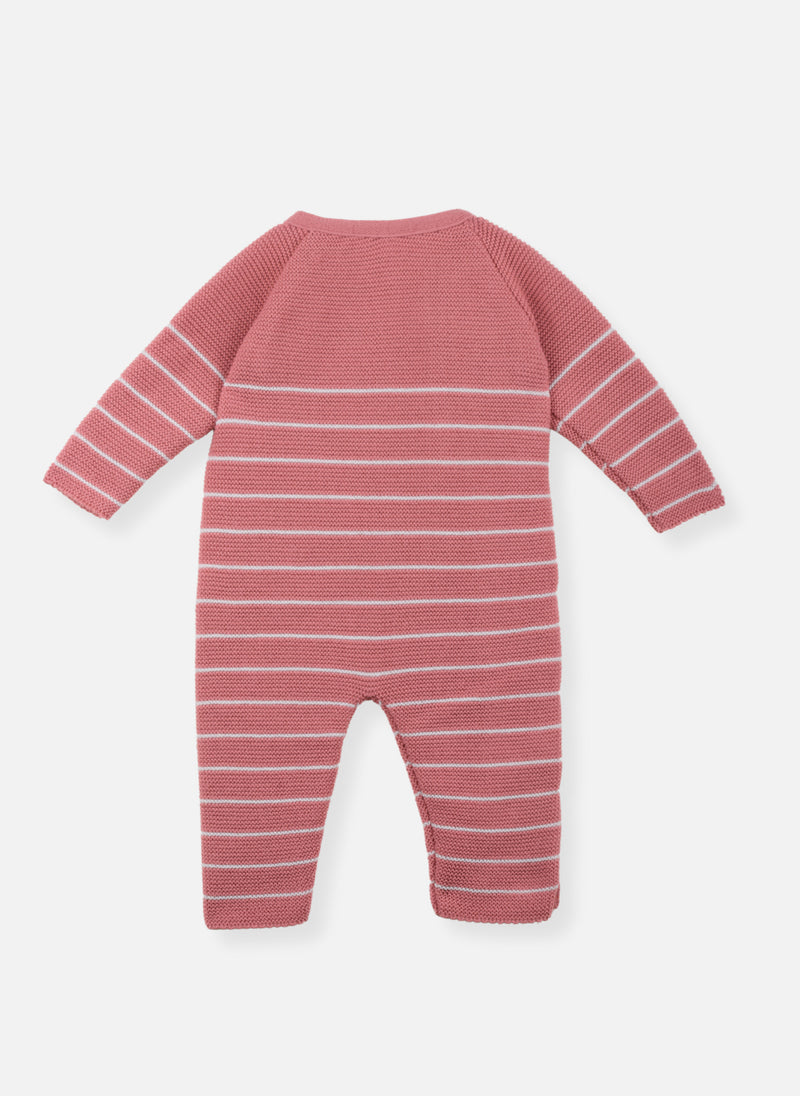 Combinaison Marinière Les Basiques - Pétunia À Rayure Écru