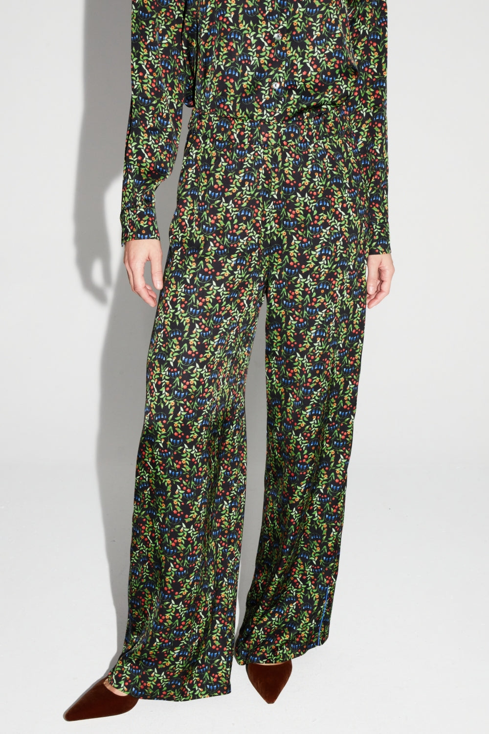 Pantalon Eva Radical Bloom Fabriqué En Italie