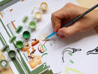 Paint By Number Box - Small Brush - Parisian Bakeries By Ananya Bhandari