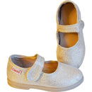 Chaussures En Toiles Ballerines Babies Scratch - Or - Fille