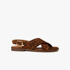 Sandali Axelle - Capra scamosciata - Leopardato