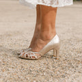 Sandali Oriane - Pelle glitterata - Oro