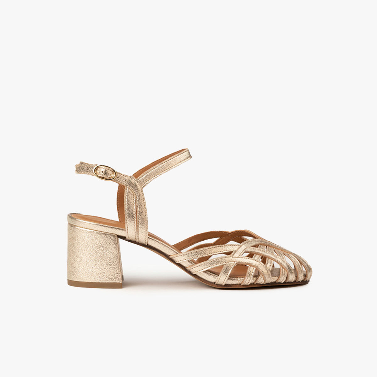 Sandali Octavia - Pelle Glitterata - Dorato