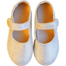 Chaussures En Toiles Ballerines Babies Scratch - Or - Fille