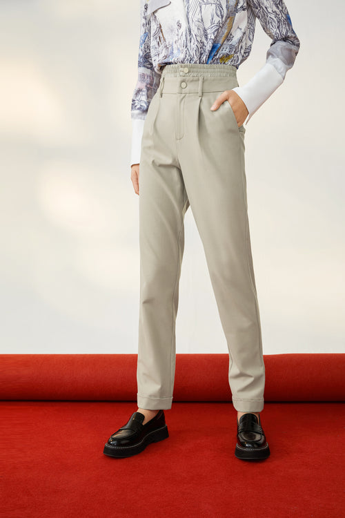 Lily - Pantalon - Café Clair