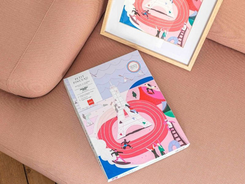 Coffret Peinture Au Numéro - Petit Pinceau - Multi Sports Par Anna Fedoseeva