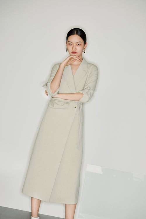 Lily - Robe - Camel Clair