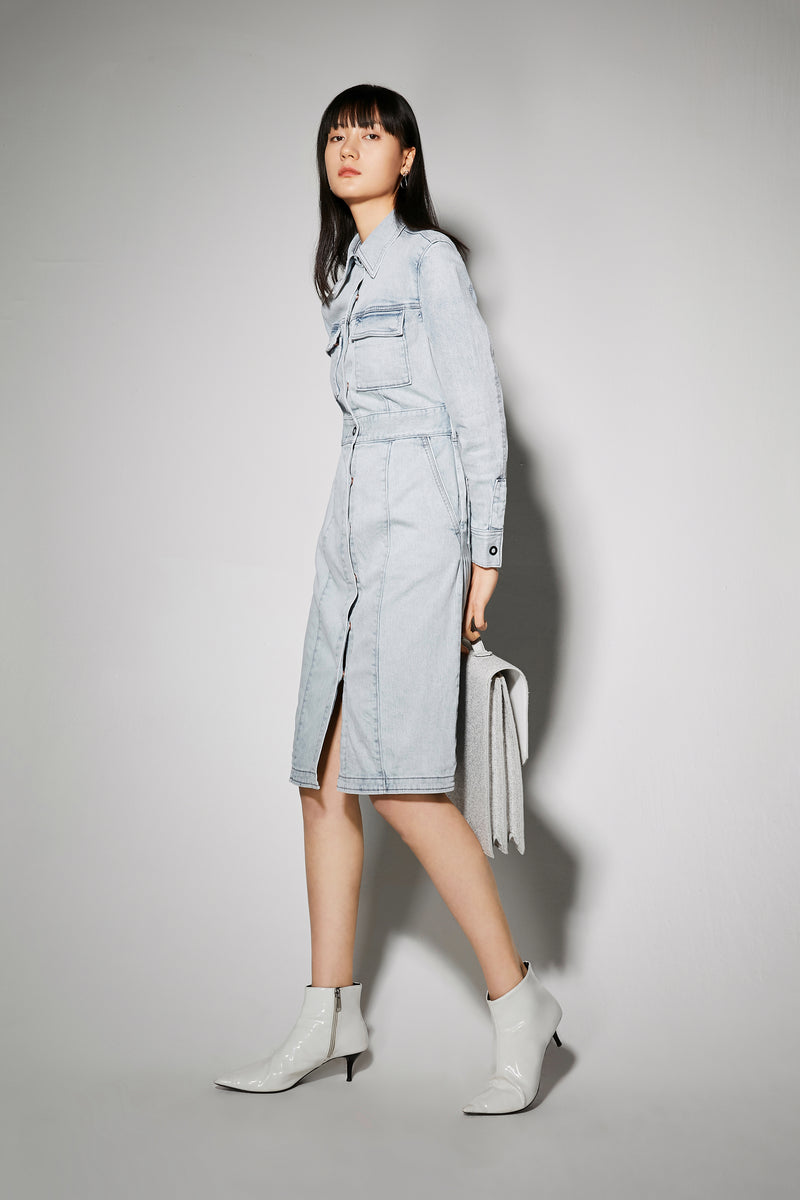 Lily - Robe - Bleu Clair