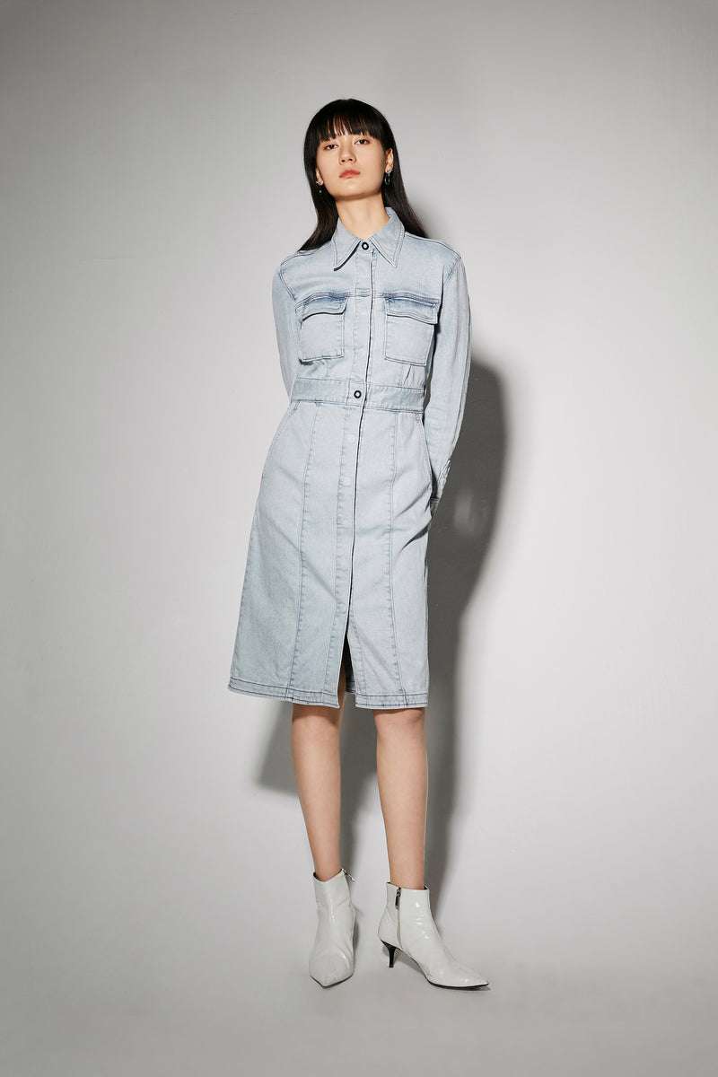 Lily - Robe - Bleu Clair