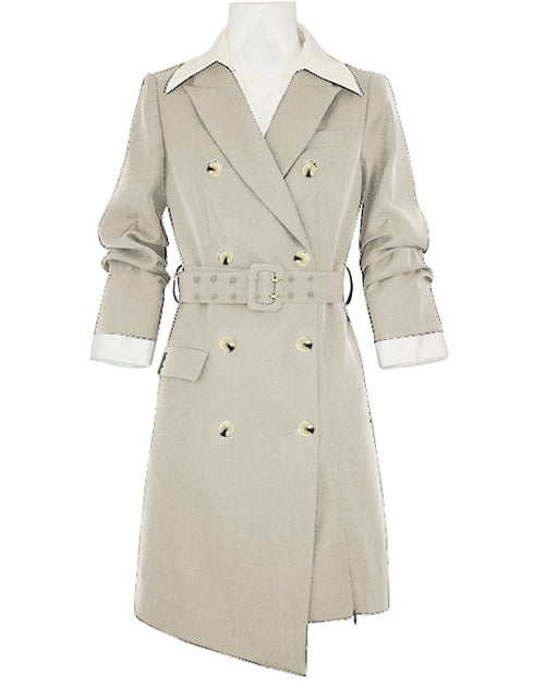 Lily - Robe - Kaki Clair