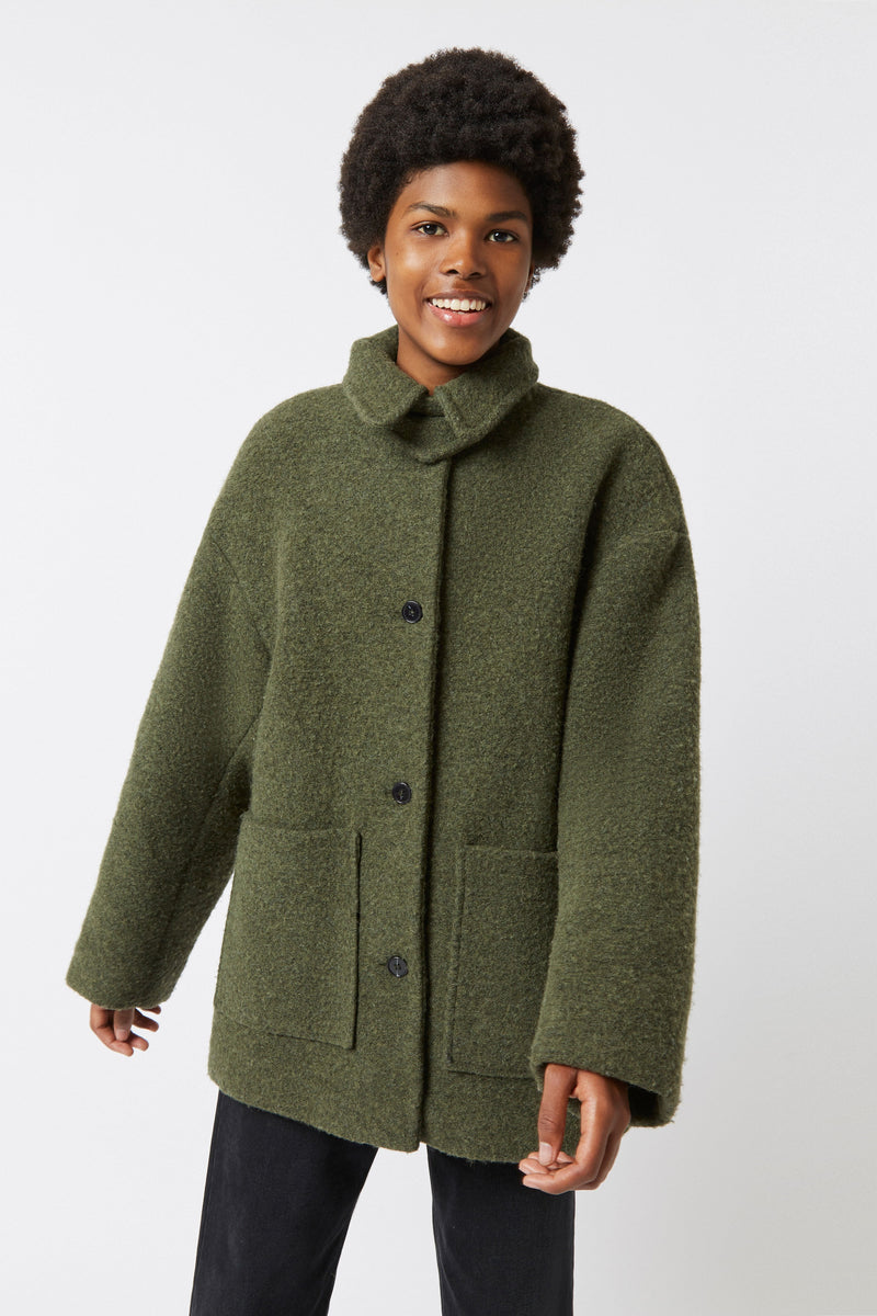 Carlota Albert coat KHAKI