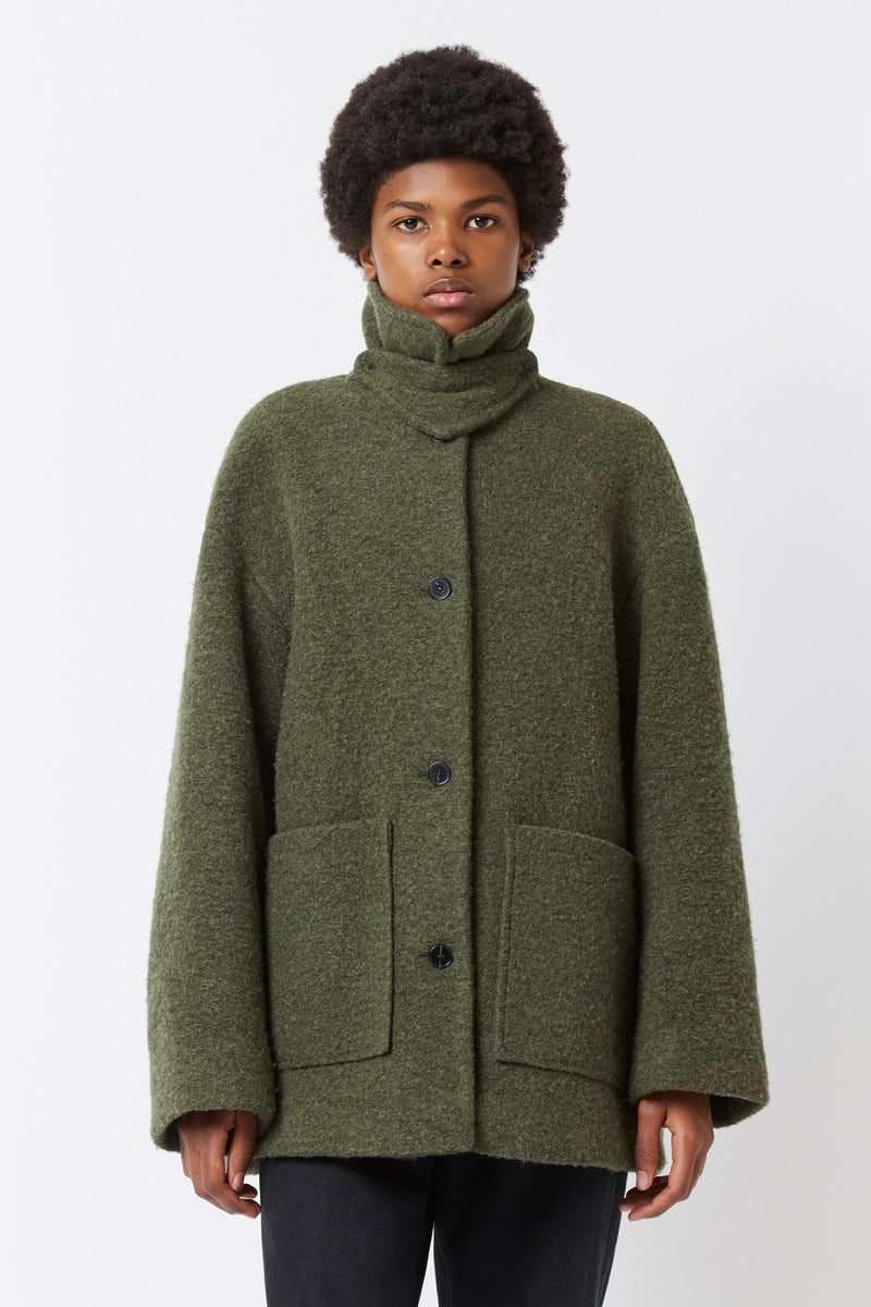 Carlota Albert coat KHAKI