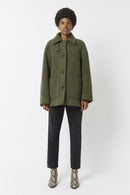 Carlota Albert coat KHAKI