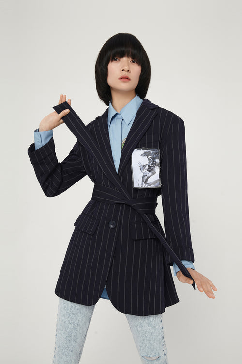 Lily - Costume - Bleu Marine