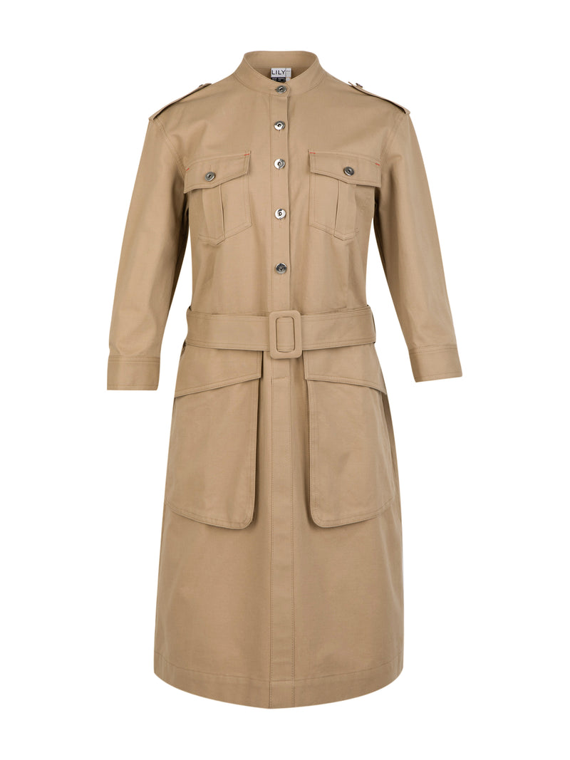 Lily - Robe - Brun Bois