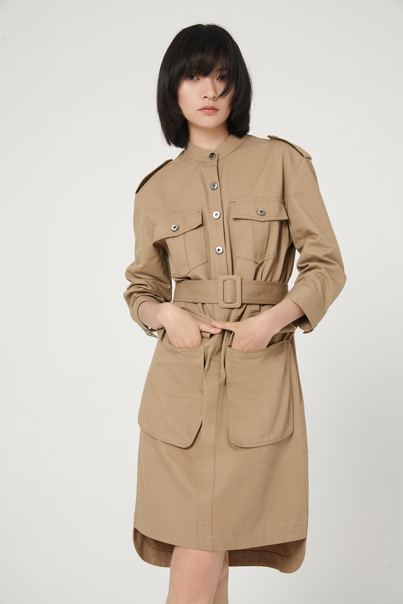 Lily - Robe - Brun Bois