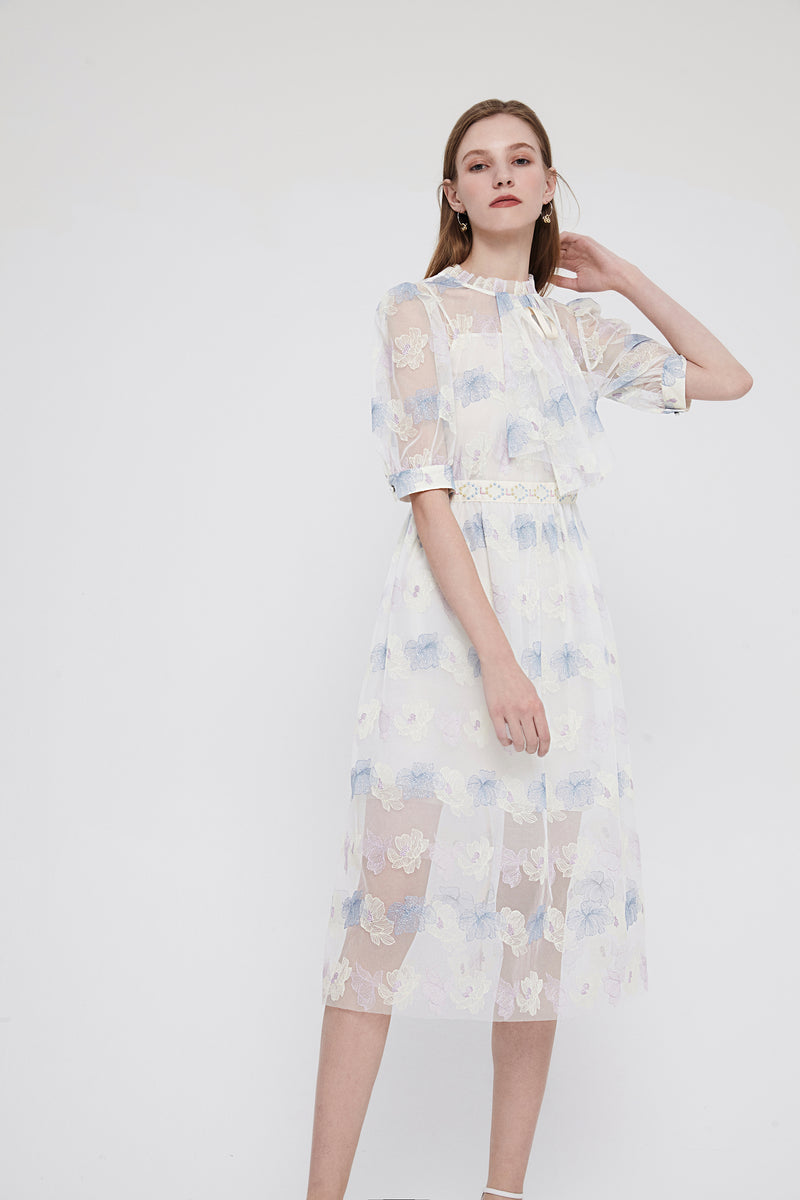 Lily - Robe - Violet Pâle