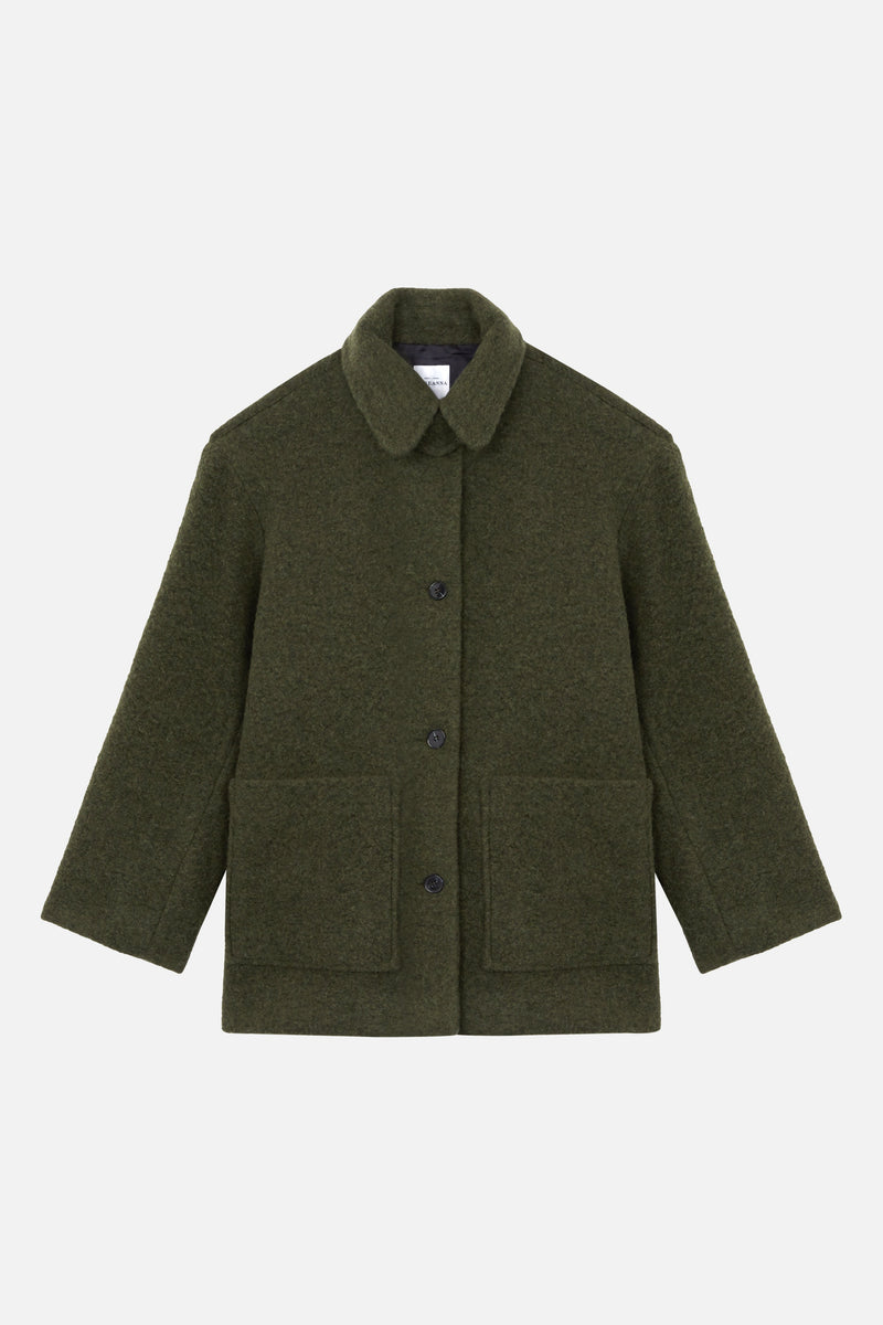 Carlota Albert coat KHAKI