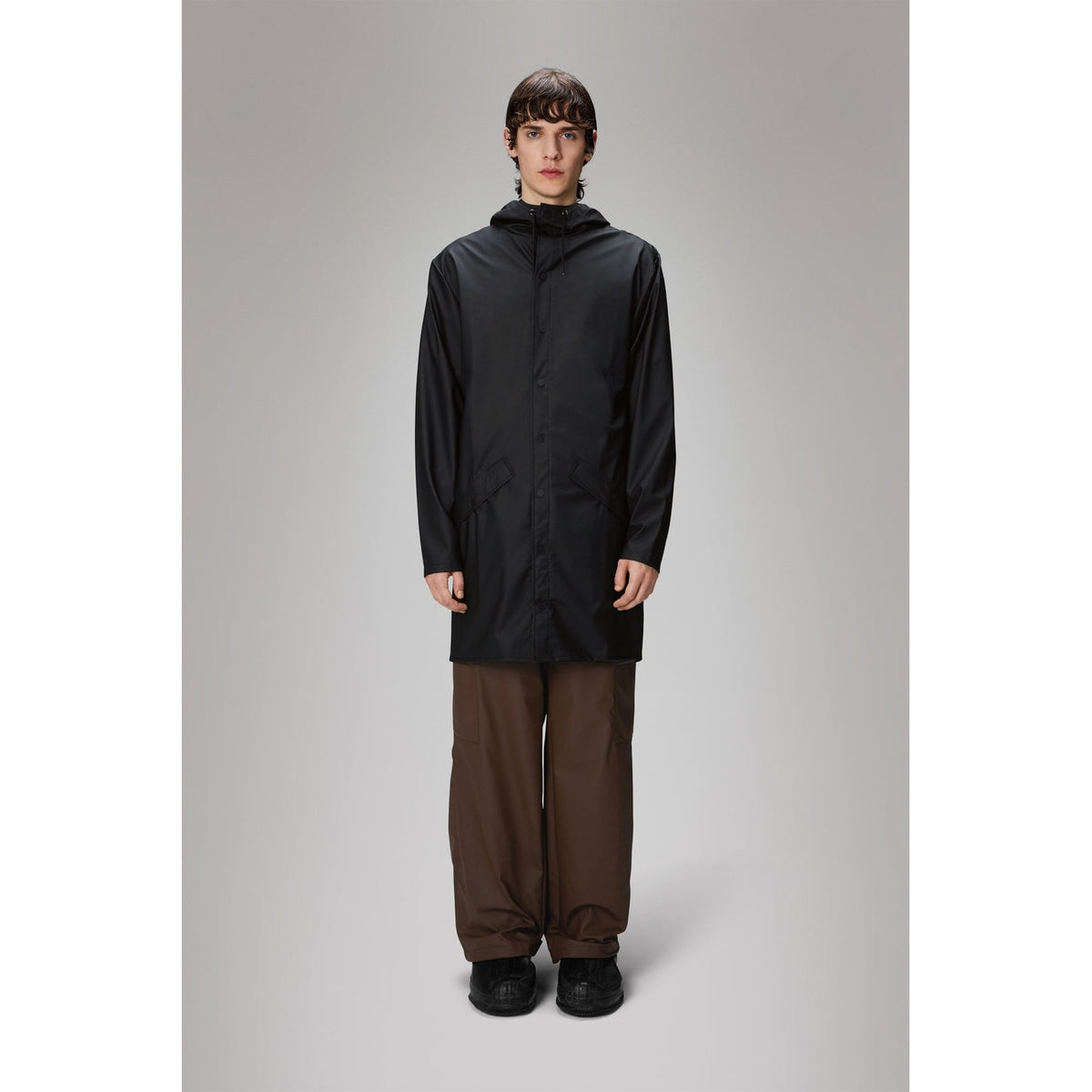 Veste Long Jacket W3 - Black Grain - Mixte