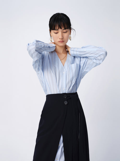 Lily - Chemise - Bleue