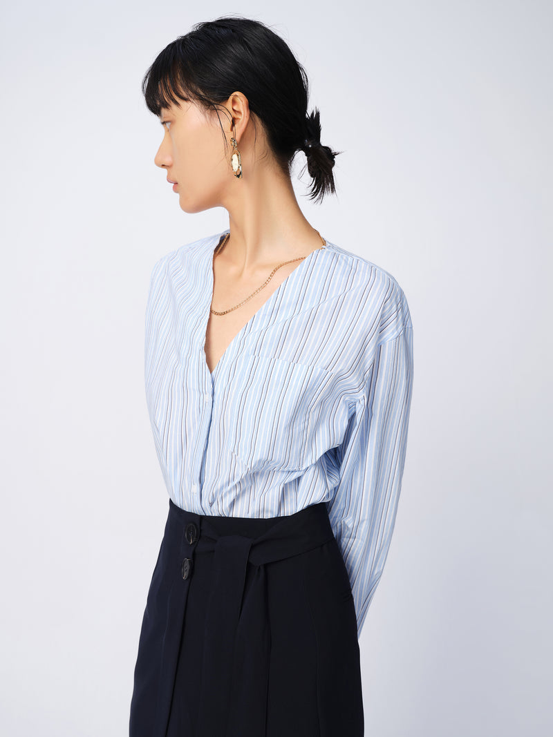 Lily - Chemise - Bleue