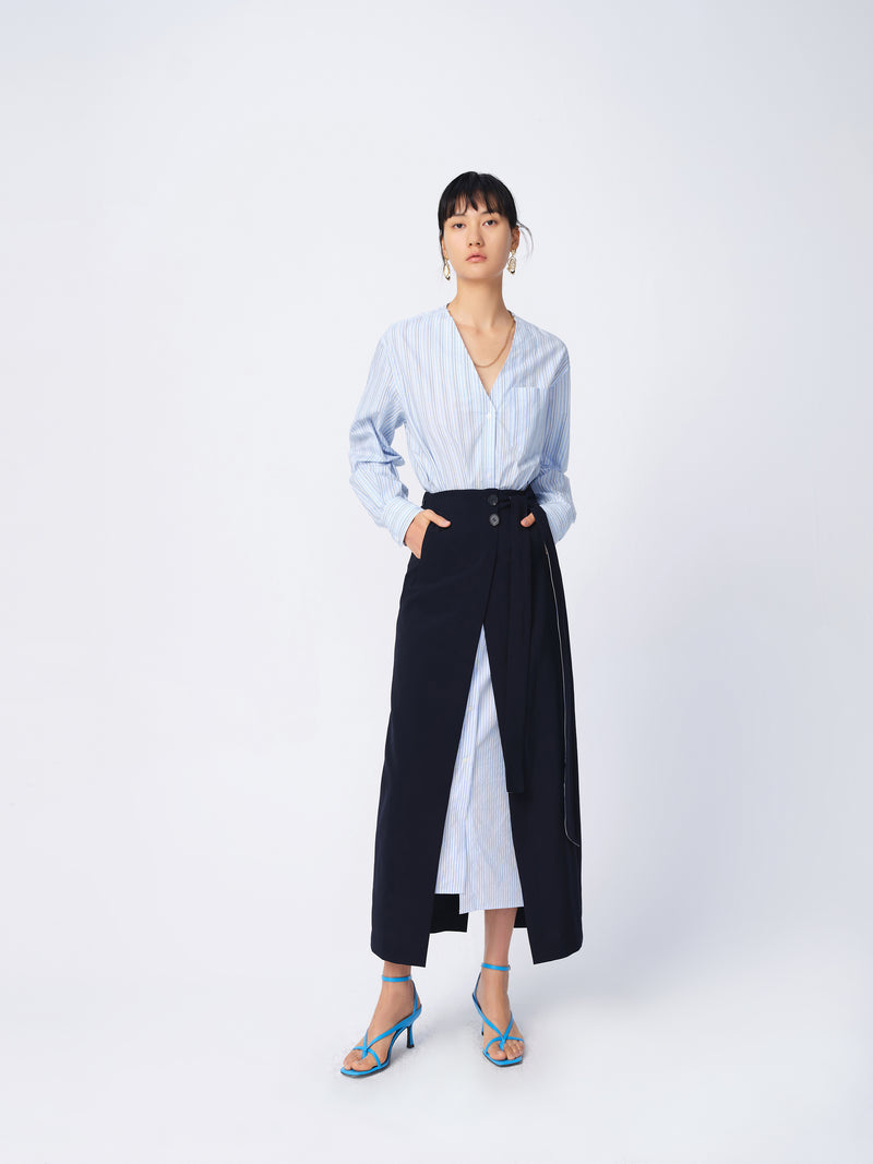 Lily - Chemise - Bleue