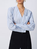 Lily - Chemise - Bleue