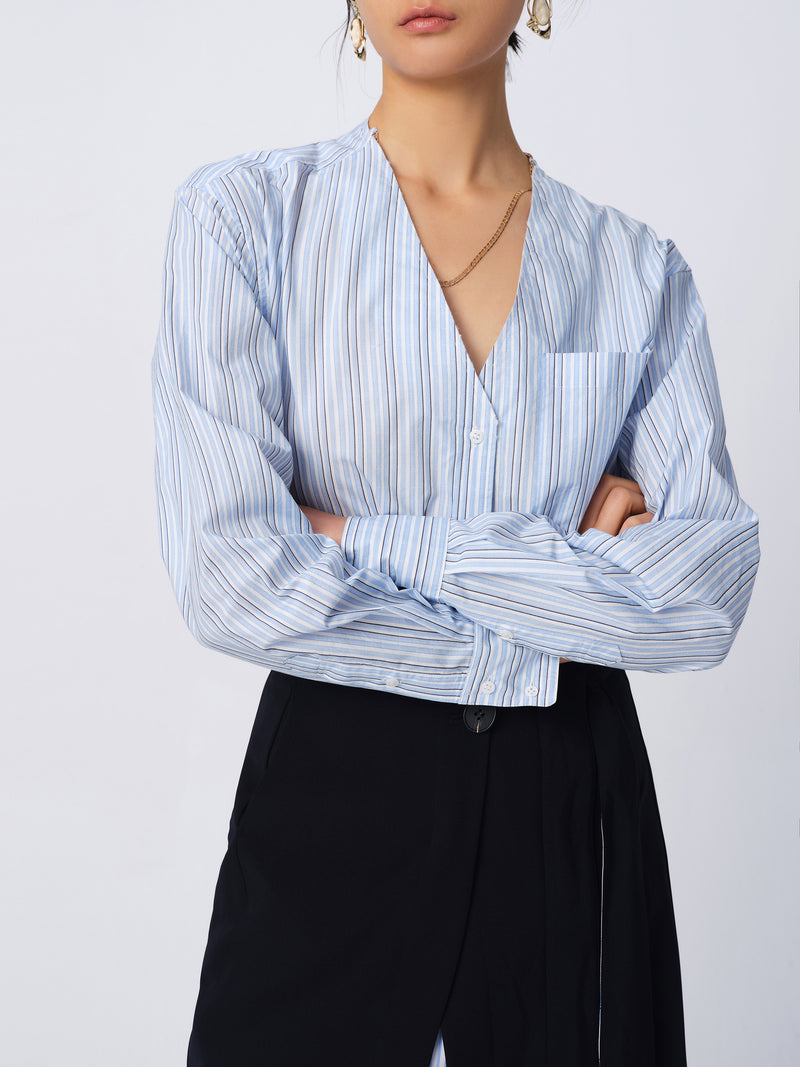 Lily - Chemise - Bleue