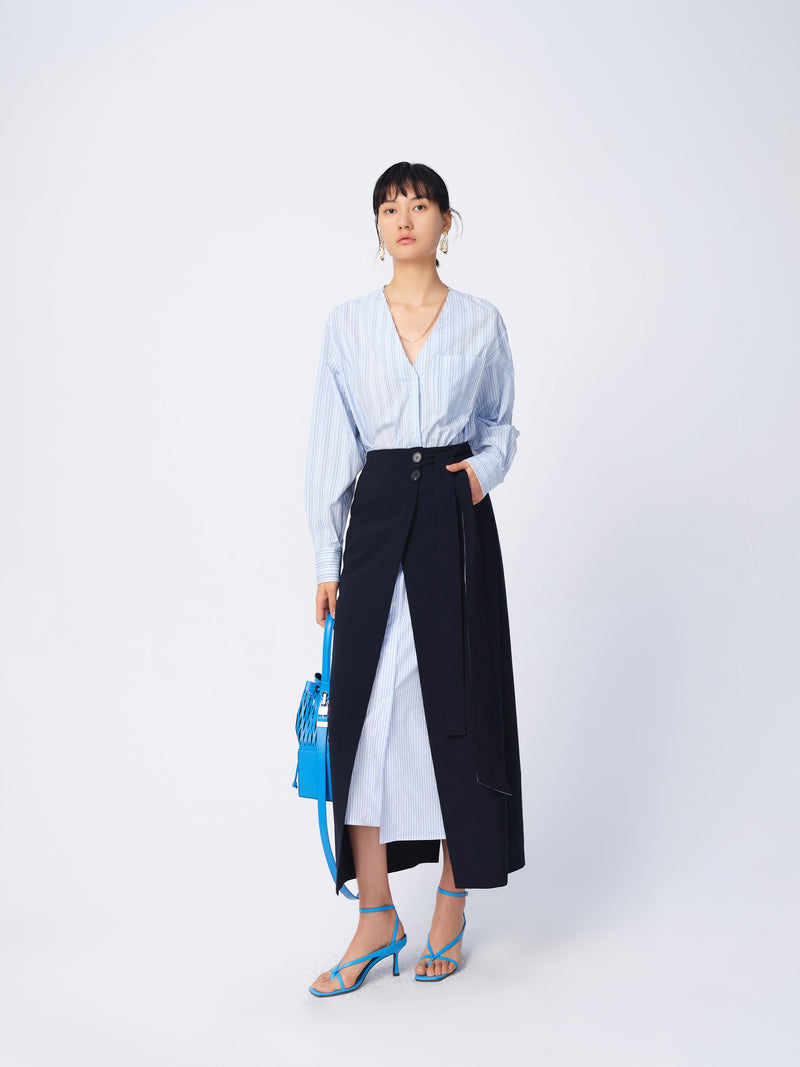 Lily - Chemise - Bleue