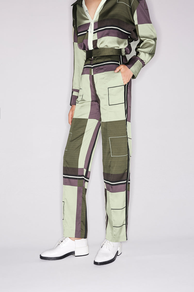 Lily - Pantalon - Vert Algue