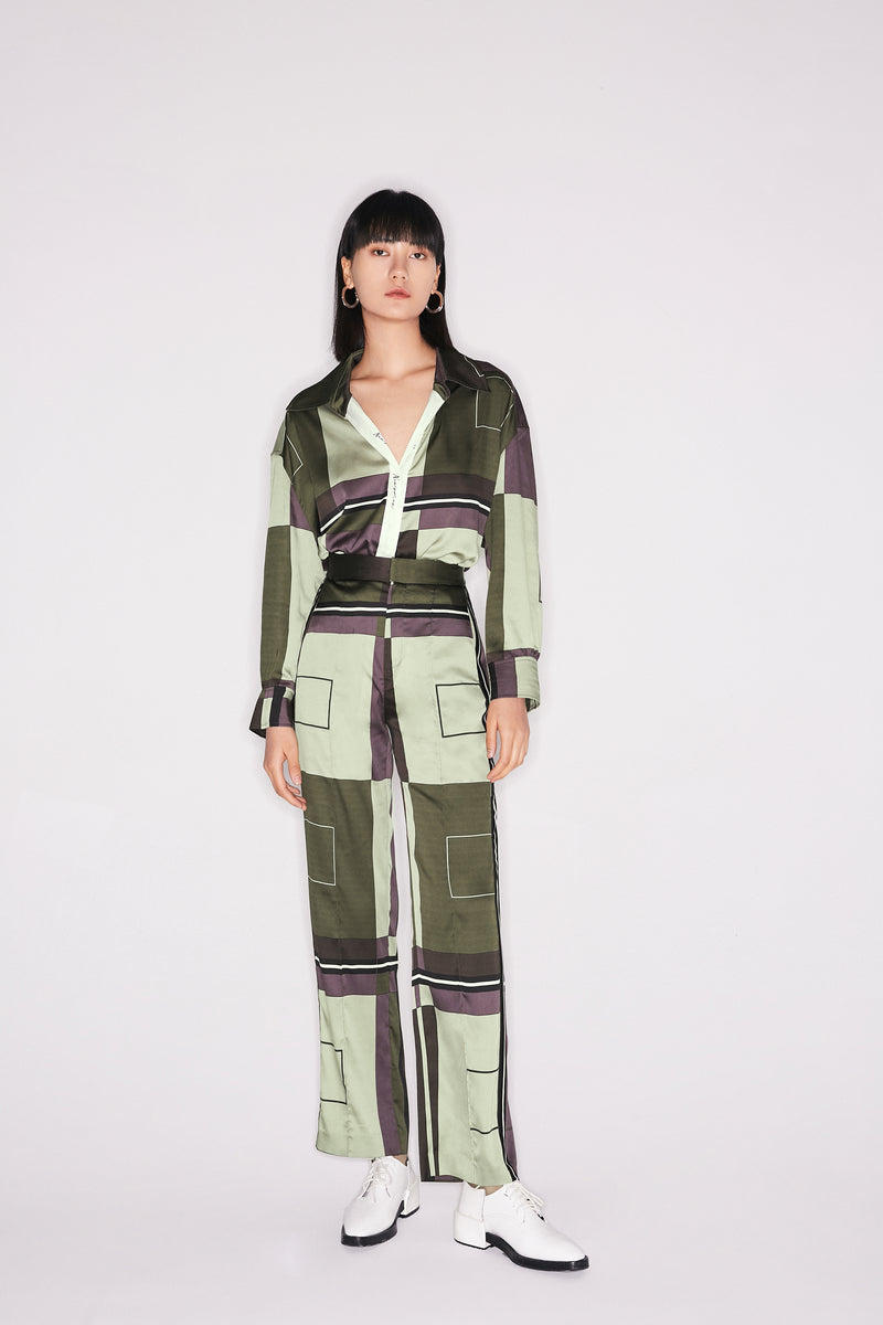 Lily - Pantalon - Vert Algue