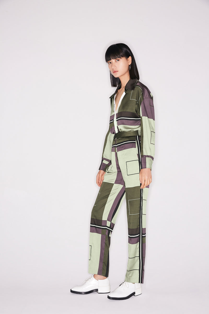 Lily - Pantalon - Vert Algue